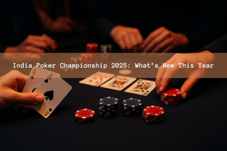 India Poker Championship 2025: What’s New This Year