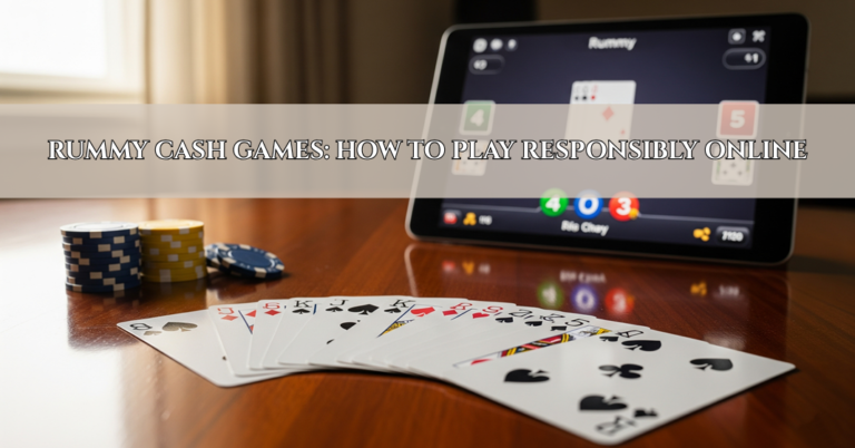Rummy Cash Games: How to Play Responsibly Online
