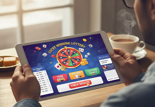 Featured image - lucky winning lottery