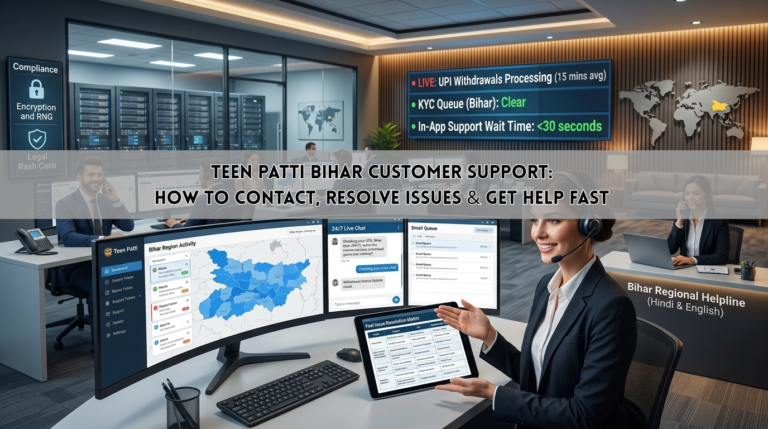 Teen Patti Bihar Customer Support: How to Contact, Resolve Issues & Get Help Fast