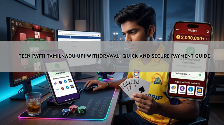 Teen Patti Tamilnadu UPI Withdrawal: Quick and Secure Payment Guide