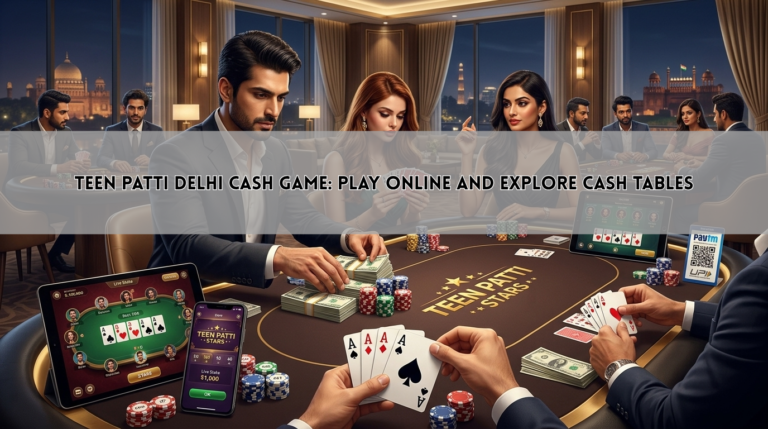 Teen Patti Delhi Cash Game: Play Online and Explore Cash Tables