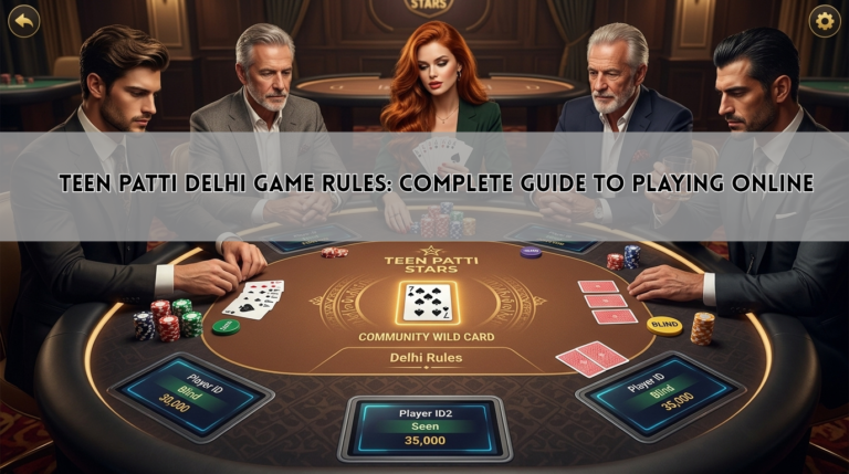 Teen Patti Delhi Game Rules: Complete Guide to Playing Online
